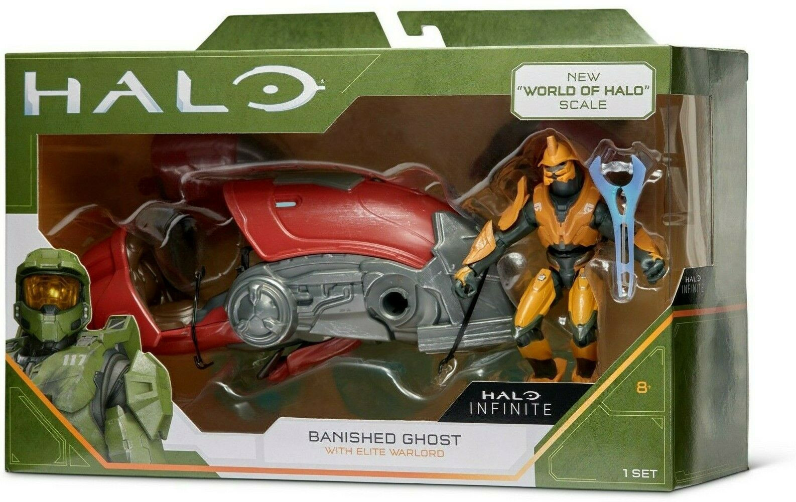 Halo Infinite Action Figure - Elite Warlord with Banished Ghost