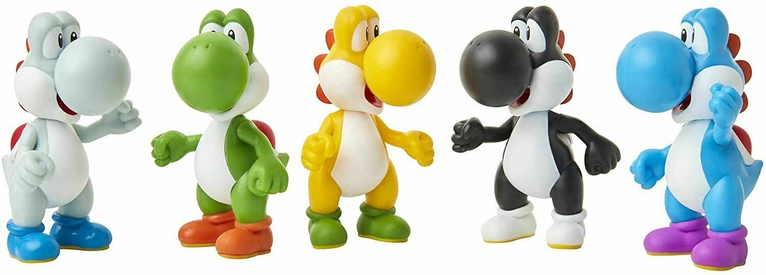 Super Mario Mini Action Figure - Yoshi Multi-Pack (5 figures)
