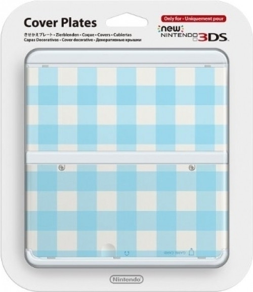 Image of Cover Plate NEW Nintendo 3DS - Ruit Blauw