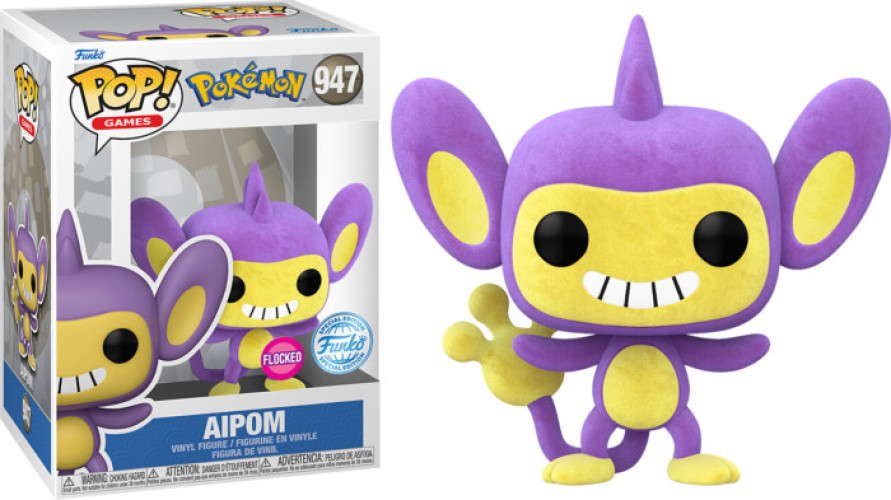 Pokemon Funko Pop Vinyl: Aipom (Flocked) afbeelding
