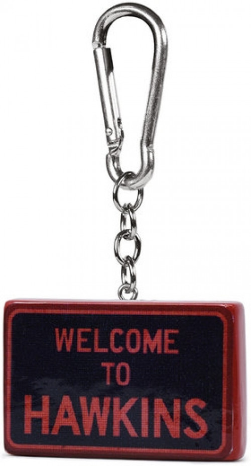 Stranger Things - Hawkins Sign 3D Polyresin Keychain afbeelding