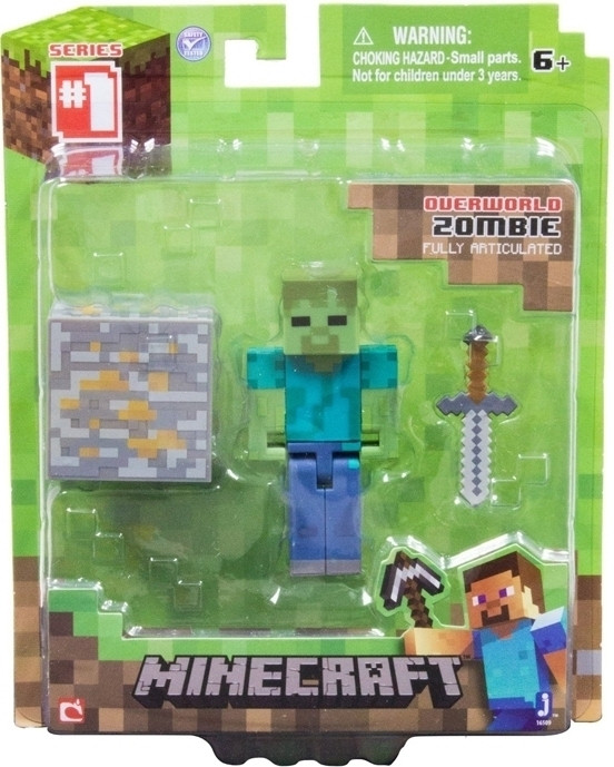 Image of Minecraft - Zombie w/Iron Sword & Iron Block
