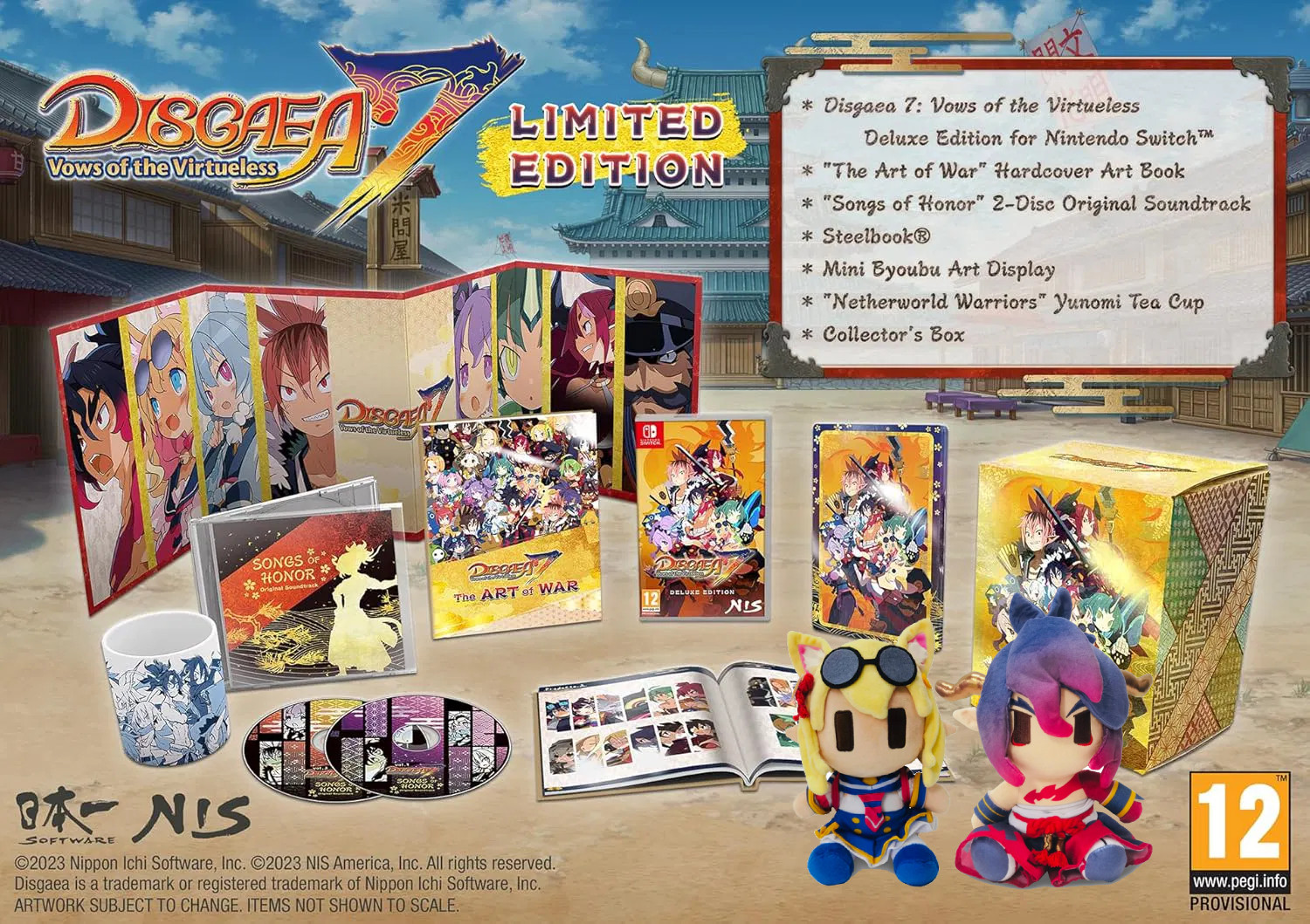 Disgaea 7: Vows of the Virtueless Limited Edition Plushie Bundle