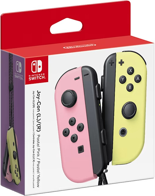Nintendo Switch Joy-Con Controller Pair (Pastel Pink / Pastel Yellow) afbeelding