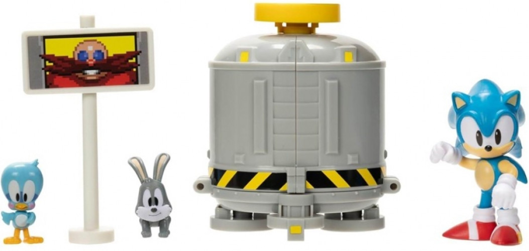 Sonic The Hedgehog Classic Figure Set - Level Clear afbeelding