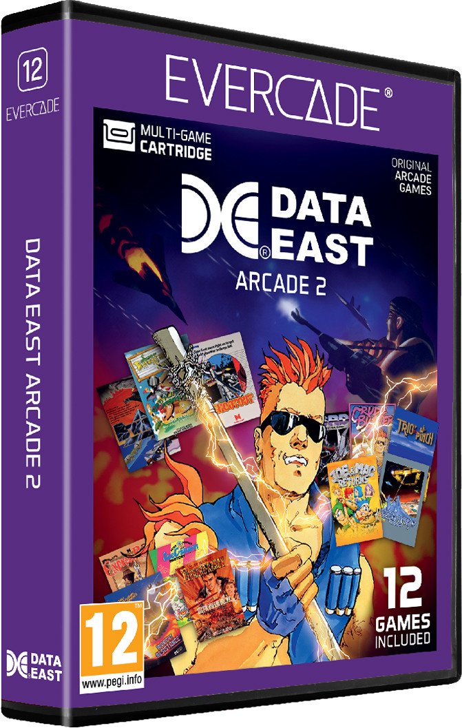 Evercade Data East Arcade Cartridge 2