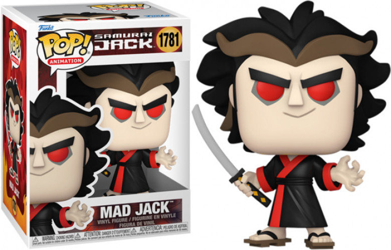 Samurai Jack Funko Pop Vinyl: Mad Jack (1781) afbeelding