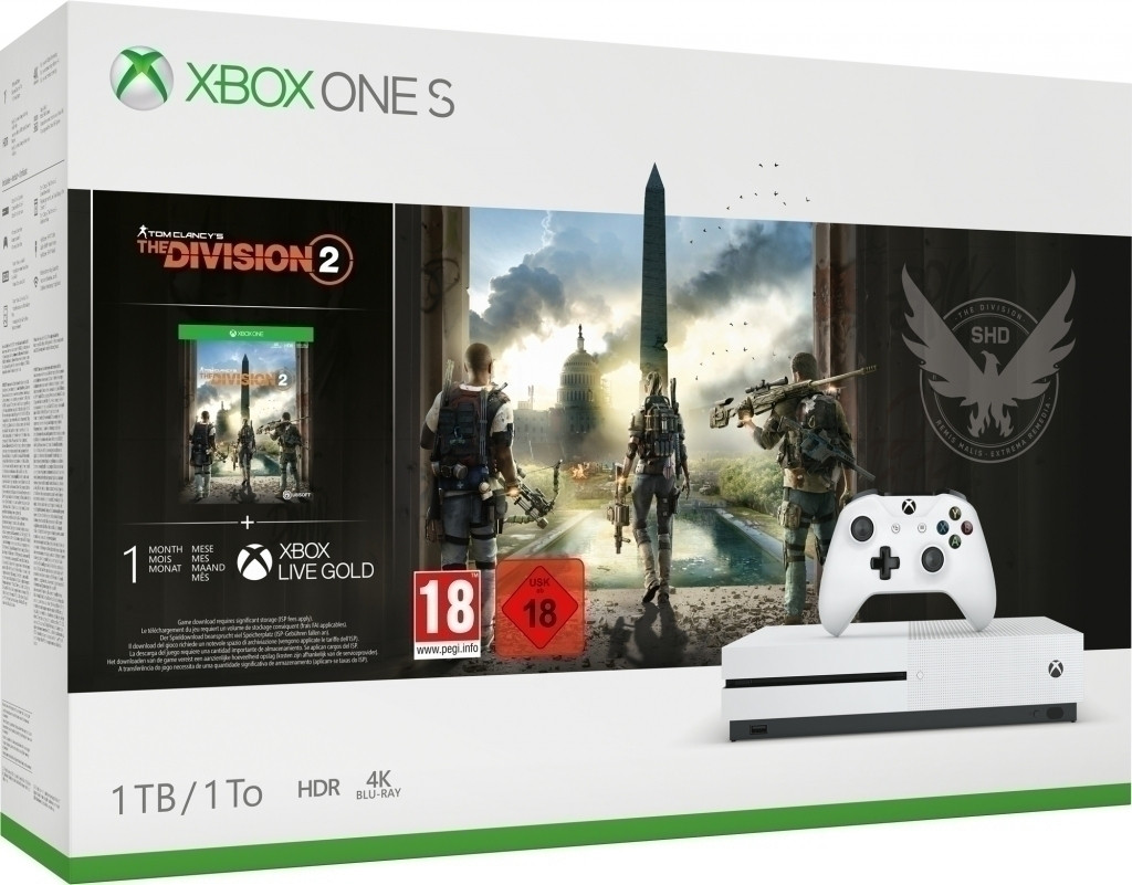 Microsoft Xbox One S 1Tb The Division 2 microsoft kopen in de aanbieding