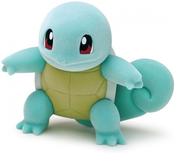 Pokemon Deluxe Flocked Doll Figure - Squirtle
