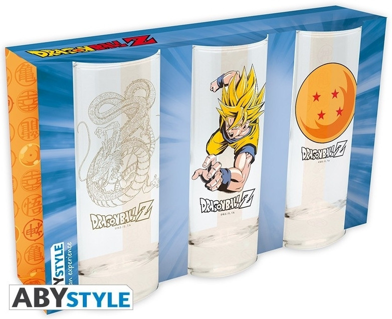 Dragon Ball - 3 Glasses Set