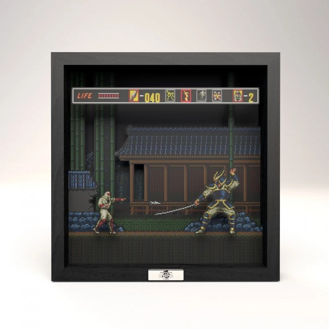Pixel Frame - Revenge of Shinobi (23cm x 23cm)
