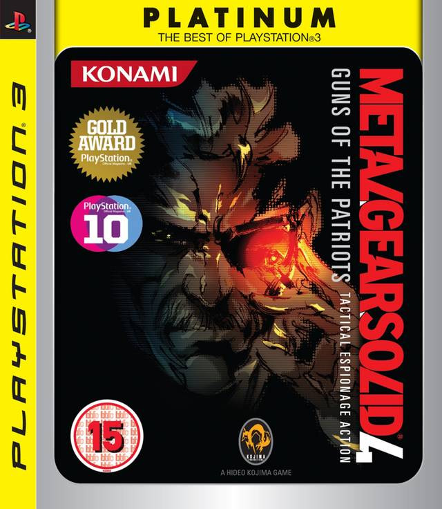 Metal Gear Solid 4 Guns of the Patriots (platinum)