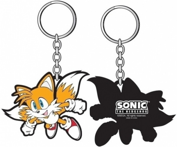 Image of Flying Tails Rubber Keychain