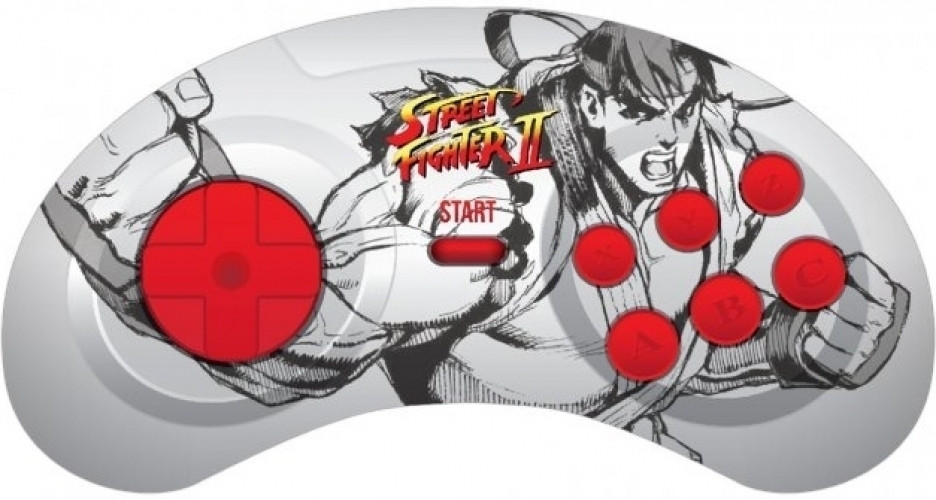 Megadrive Style Dual Link Controller - Street Fighter II (Retro-Bit)