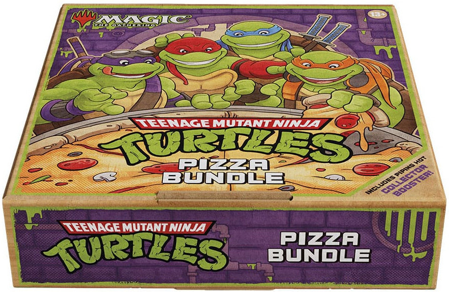 Wizards of the Coast Magic the Gathering TCG Teenage Mutant Ninja Turtles Pizza Bundle