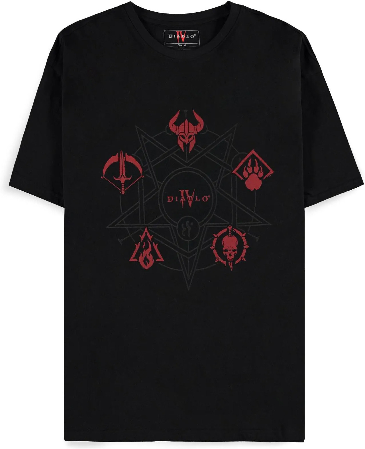 Diablo - Diablo IV - Class Icons Heren T-shirt - XL - Zwart