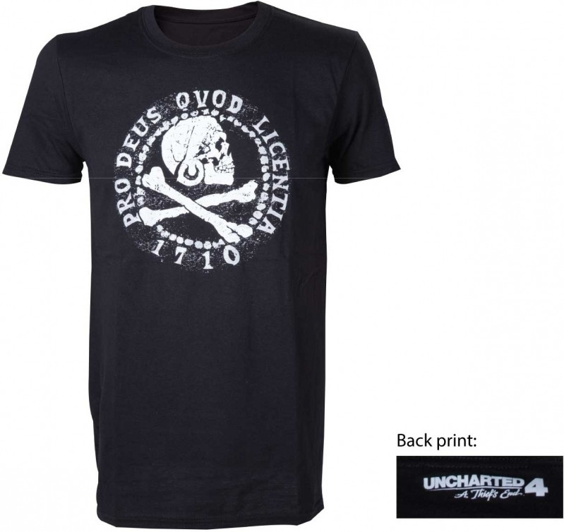 Image of Uncharted 4 - Skull Logo T-shirt
