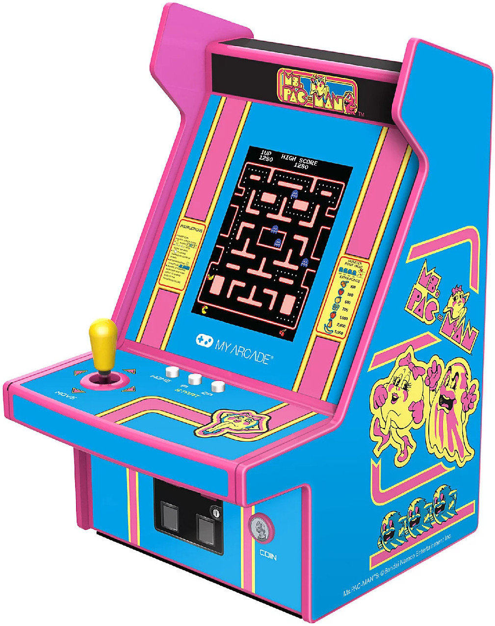 My Arcade Portable Retro Arcade Micro Player Pro - Ms. Pac-Man