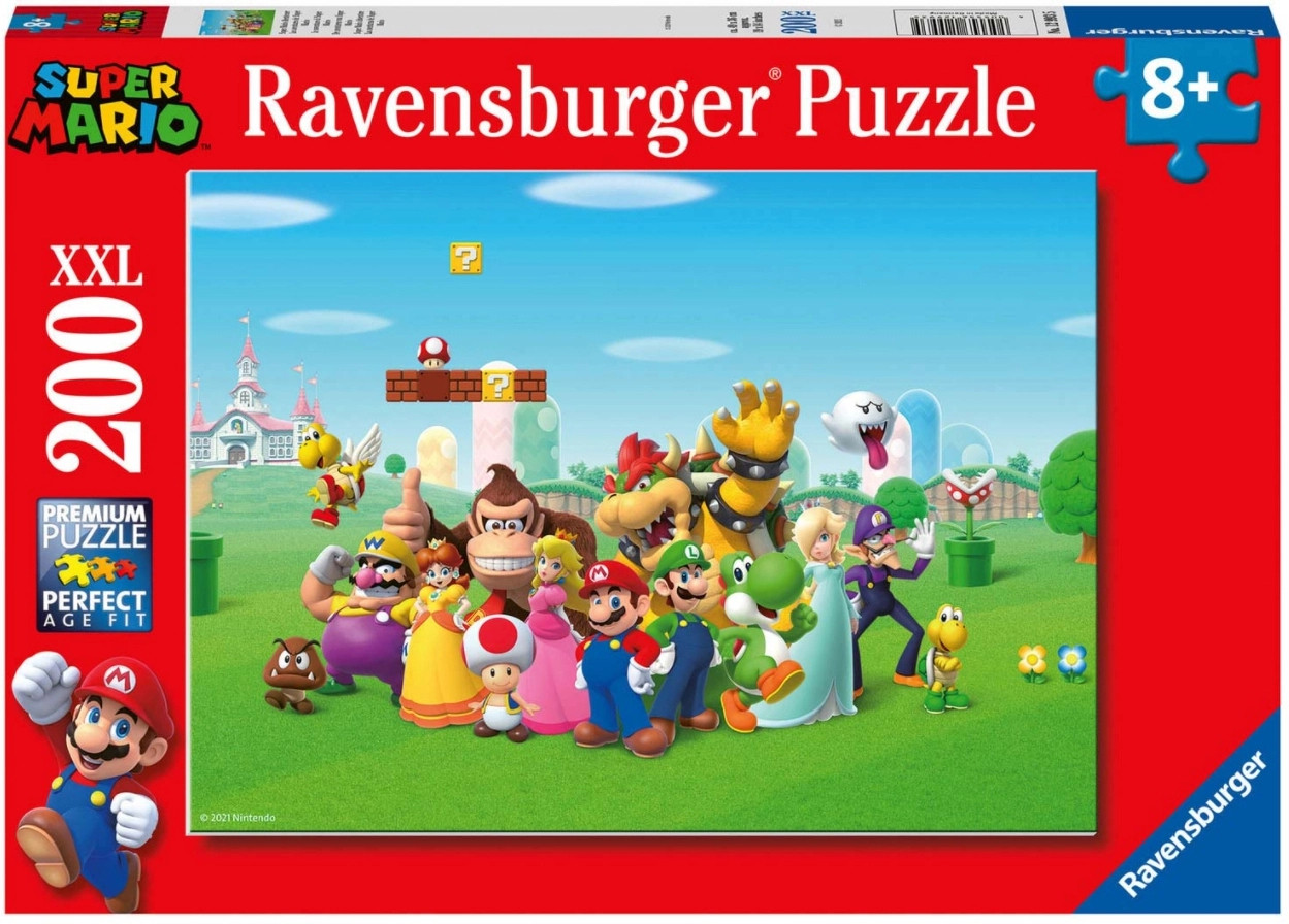 Super Mario XXL Puzzle - Super Mario Adventure (200pc) afbeelding