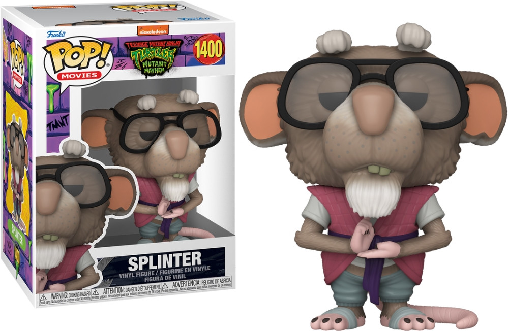 Teenage Mutant Ninja Turtles Mayhem Funko Pop Vinyl: Splinter afbeelding