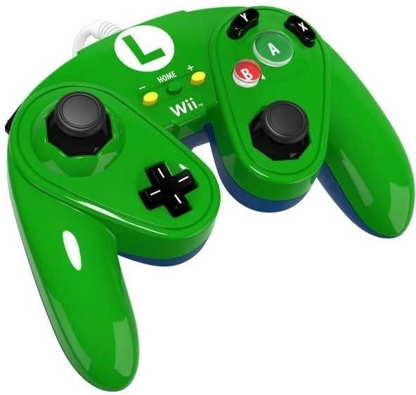 Image of Wii U Wired Fight Pad - Luigi