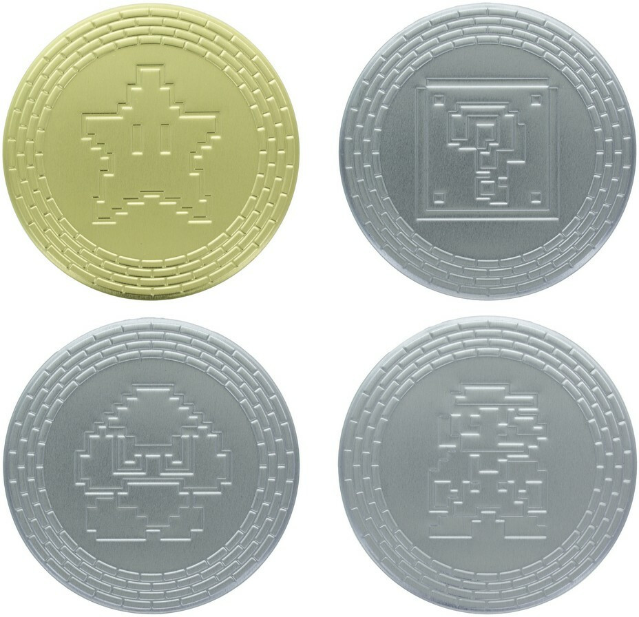 Paladone Nintendo - Super Mario Metal Coasters