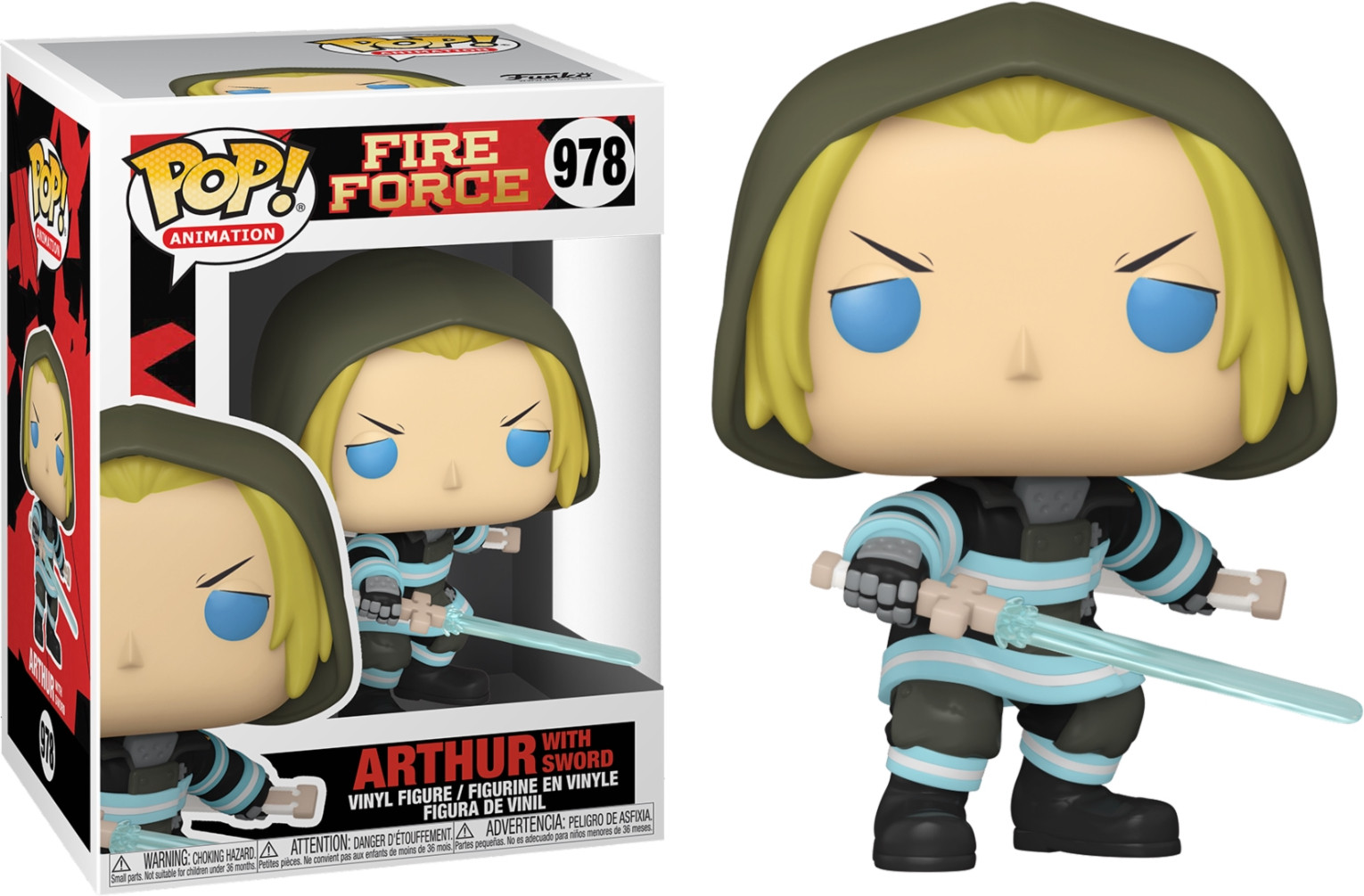 Fire Force Pop Vinyl Arthur with Sword (978)