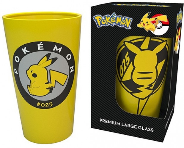 Pokemon Large Glass - Pikachu