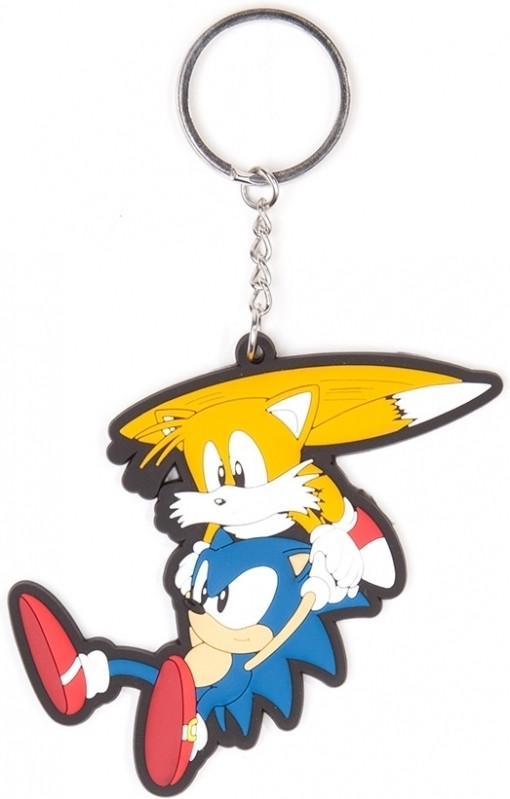 Difuzedbioworld Sega Sonic And Tails Rubber Keychain difuzedbioworld kopen in de aanbieding