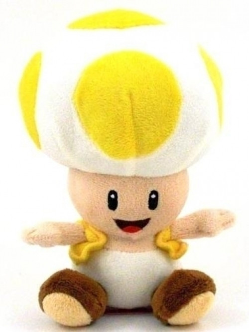 Image of Super Mario Pluche - Yellow Toad (17cm)
