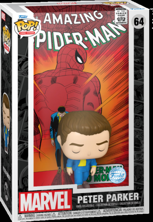 Marvel The Amazing Spider-Man #50 Comic Cover Funko Pop Vinyl: Peter Parker afbeelding