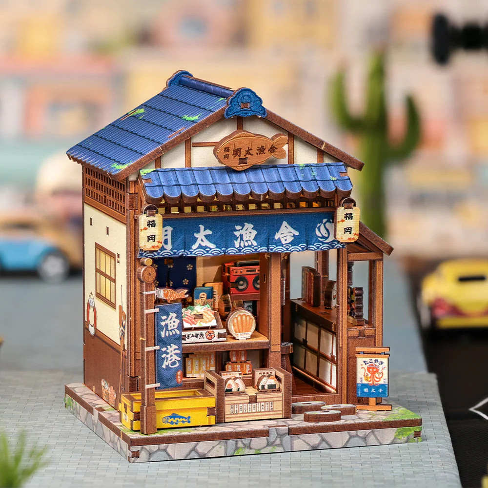 Miniature House Model Kit - Fukuoka Mentaiko Kitchen