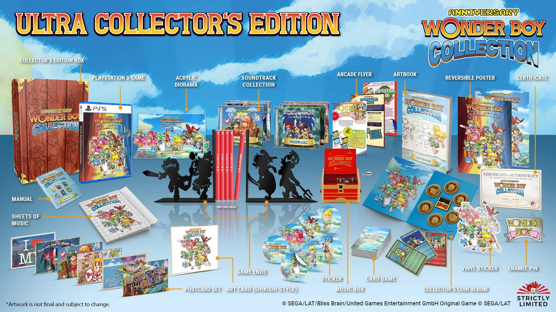 Wonder Boy Anniversary Collection Ultra Collector's Edition