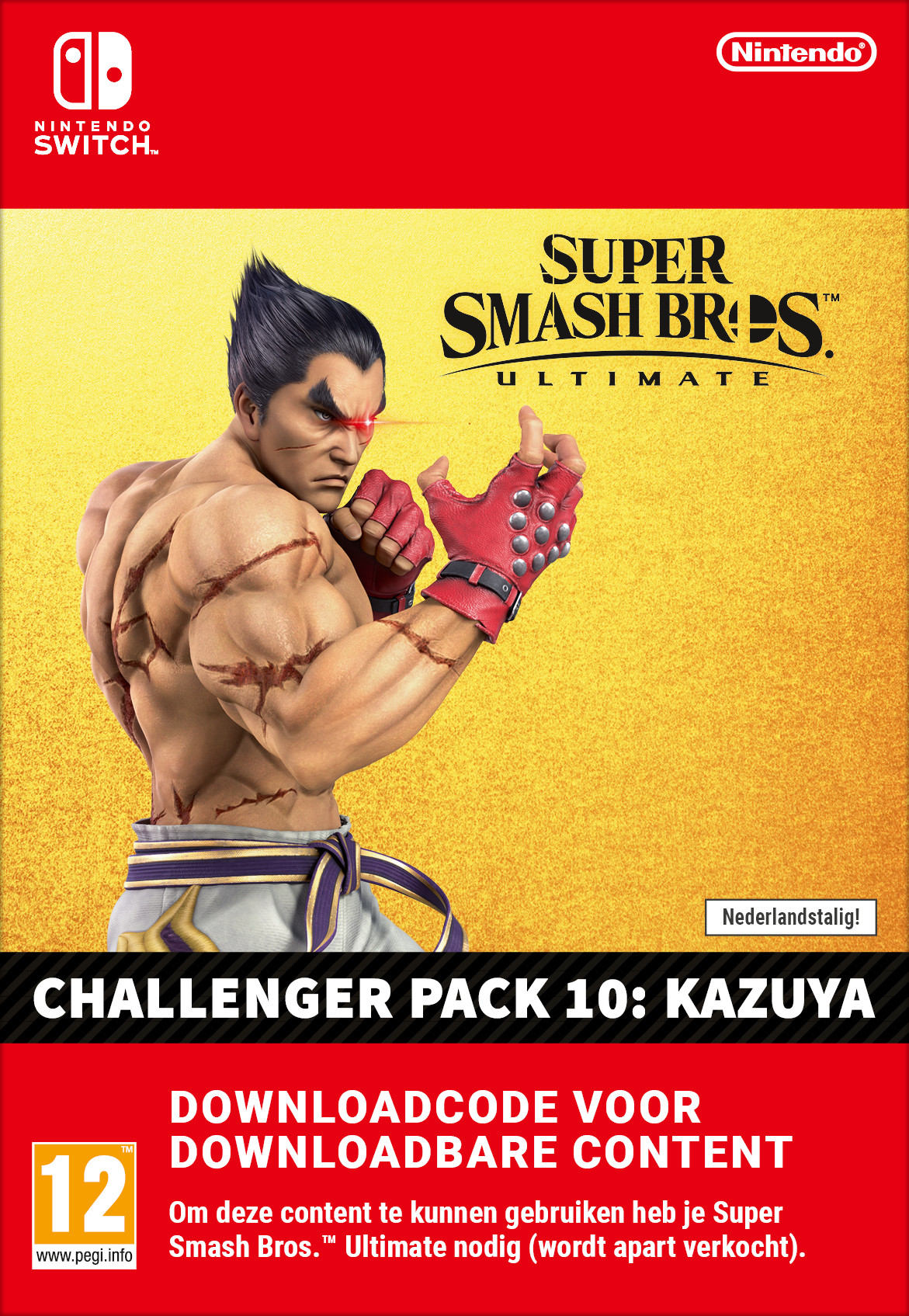 AOC Super Smash Bros. Ultimate Challenger Pack 10 Kazuya from TEKKEN DLC (extra content)