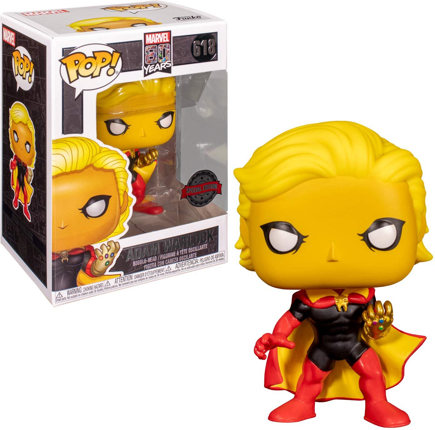 Marvel 80 Years Pop Vinyl Adam Warlock Special Edition