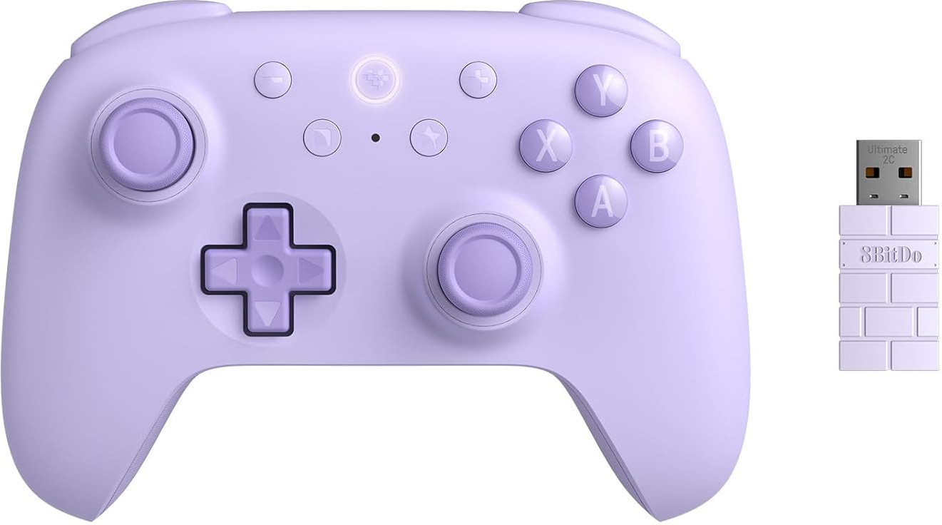 8BitDo Ultimate 2C 2.4G Wireless Controller - Purple Edition afbeelding