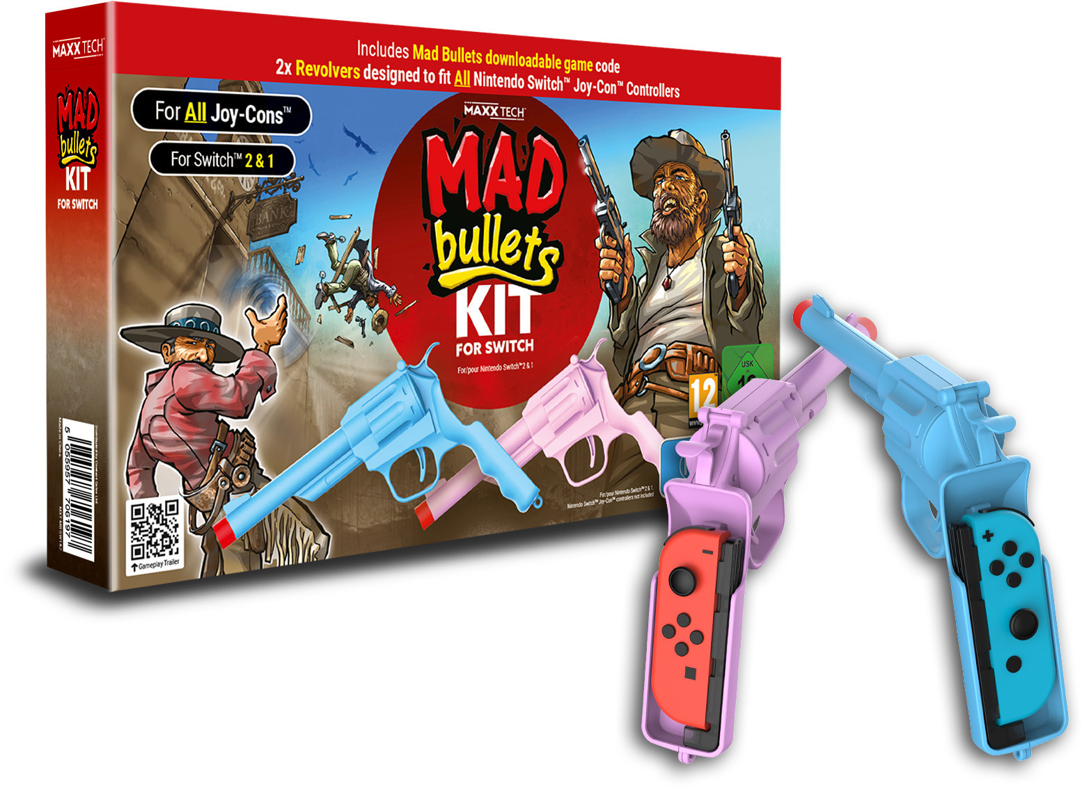 Maxxtech Mad Bullets Kit (+2 Revolvers)
