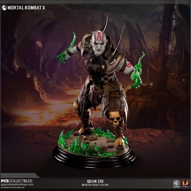 Mortal Kombat X Quan Chi 1 4 Scale Statue