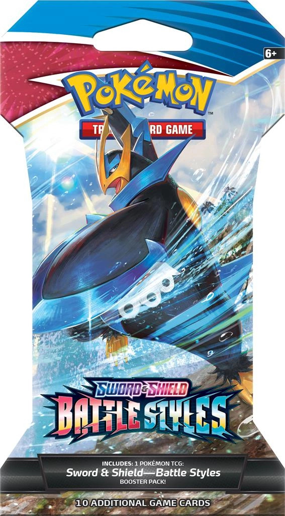 Pokemon TCG Sword & Shield Battle Styles Sleeved Booster Pack