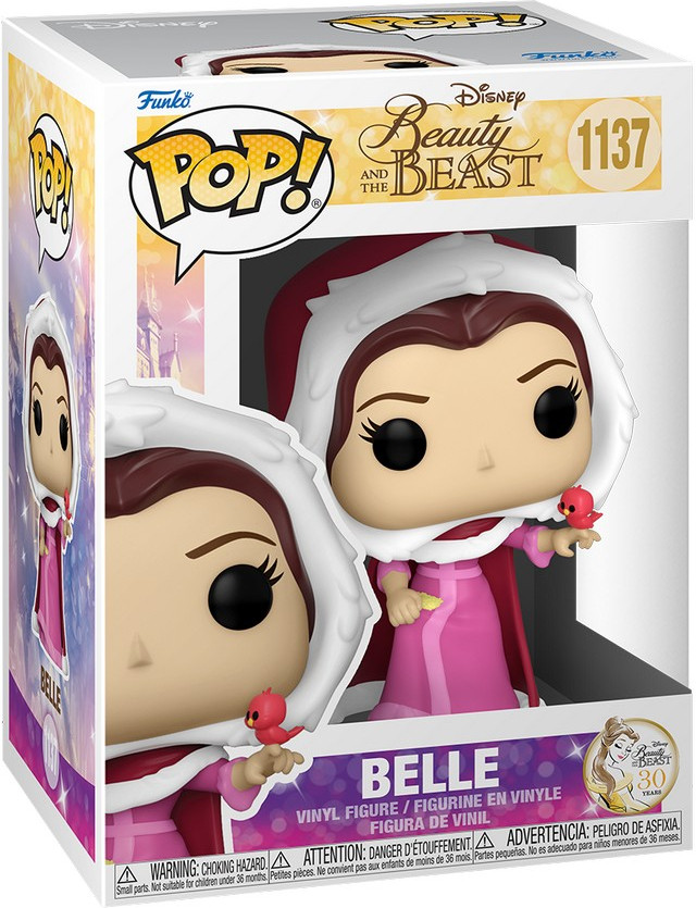 Disney Beauty and the Beast Funko Pop Vinyl: Belle (Winter) afbeelding