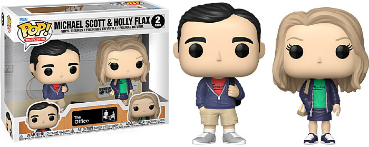 The Office Funko Pop Vinyl Michael Scott & Holly Flax 2-Pack