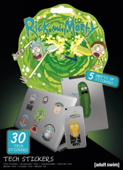 Rick and Morty - Tech Stickers