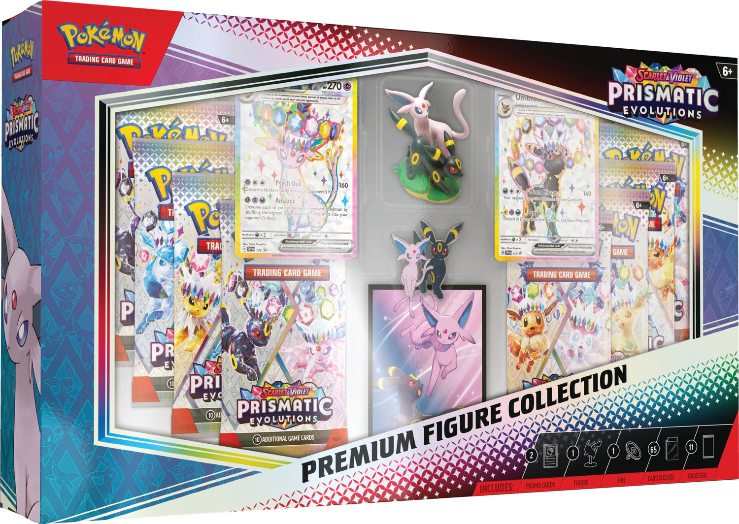 Pokemon TCG Prismatic Evolution Premium Figure Collection afbeelding