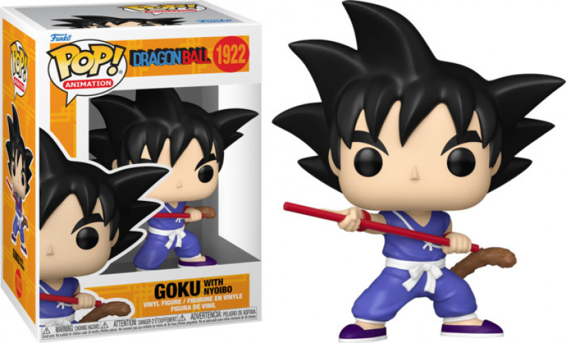 Dragon Ball Funko Pop Vinyl: Goku with Nyoibo afbeelding