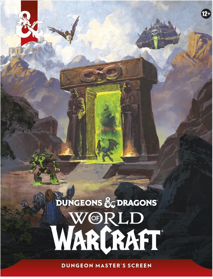 Wizards of the Coast Dungeons & Dragons RPG 5.5 Hand Book - World of Warcraft Dungeon Master's Screen