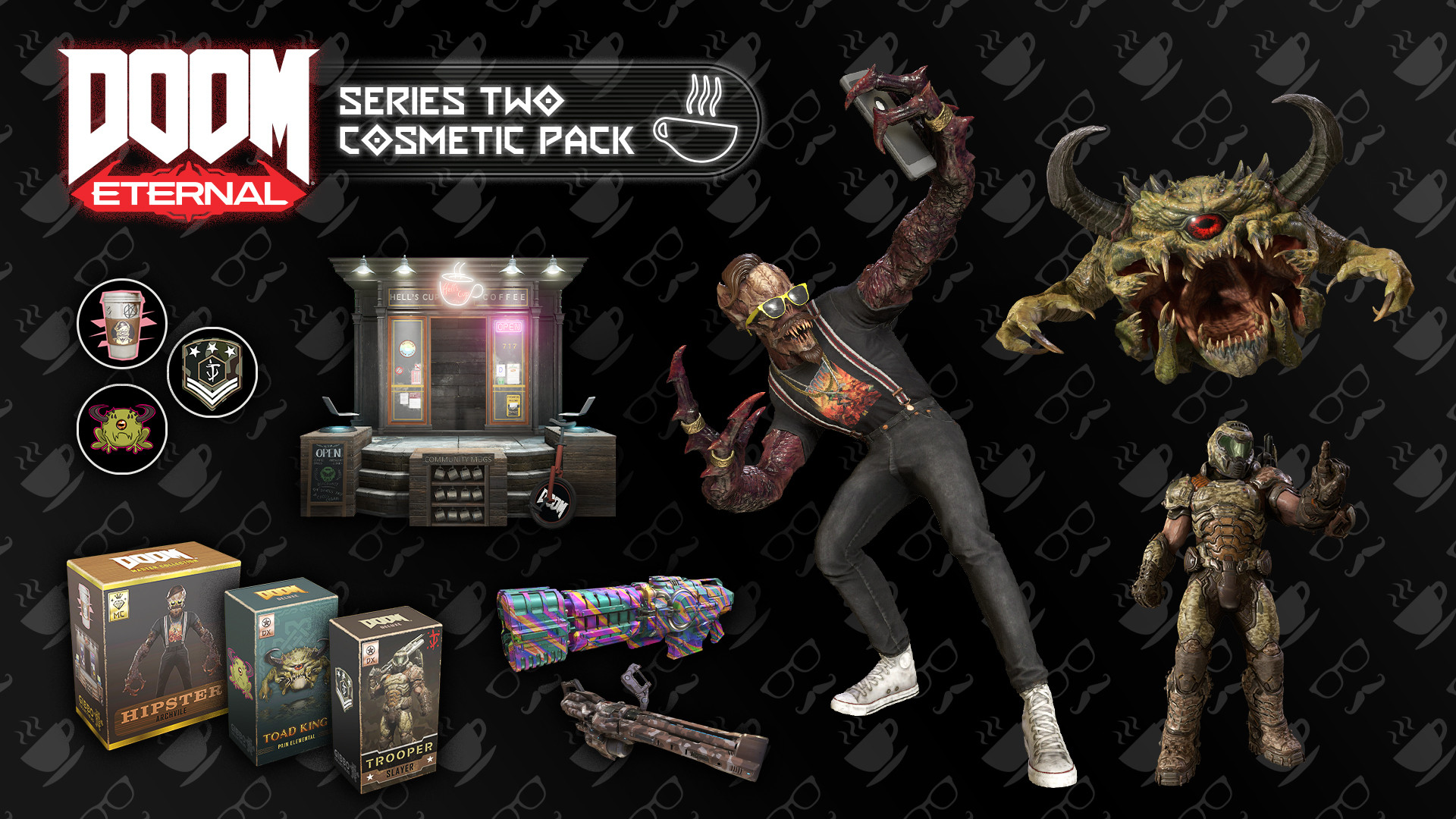Nintendo AOC DOOM Eternal: Series Two Cosmetic Pack DLC (extra content)