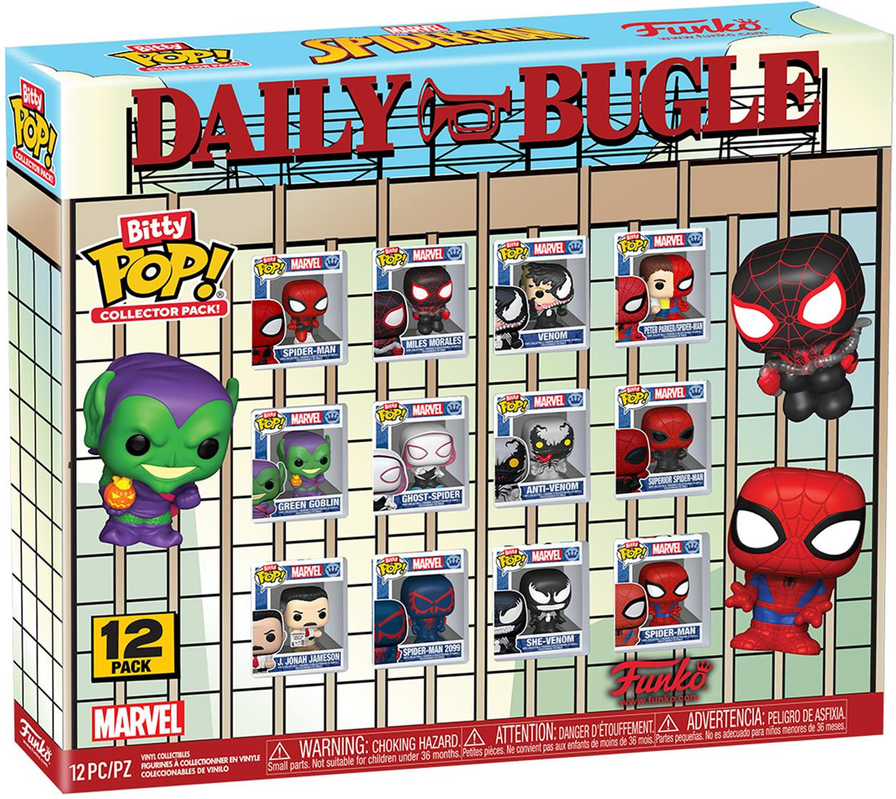 Spider-Man Funko Bitty Pop! Daily Bugle Collector Pack afbeelding