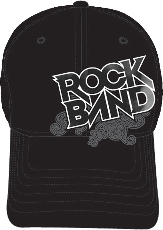 Image of Rock Band Black Flex Cap