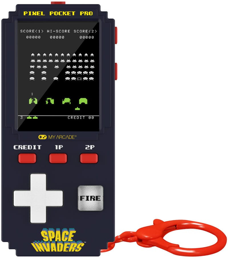 Portable Gaming System Pixel Pocket Pro - Space Invaders afbeelding