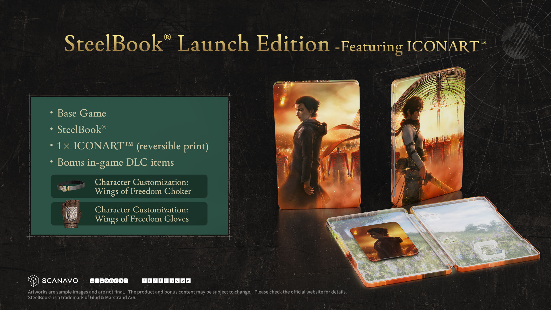 A.O.T. 3 (Attack on Titan 3) Steelbook Launch Edition